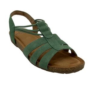 Earth Origins Laney Wide Sling Back Sandals Size 7